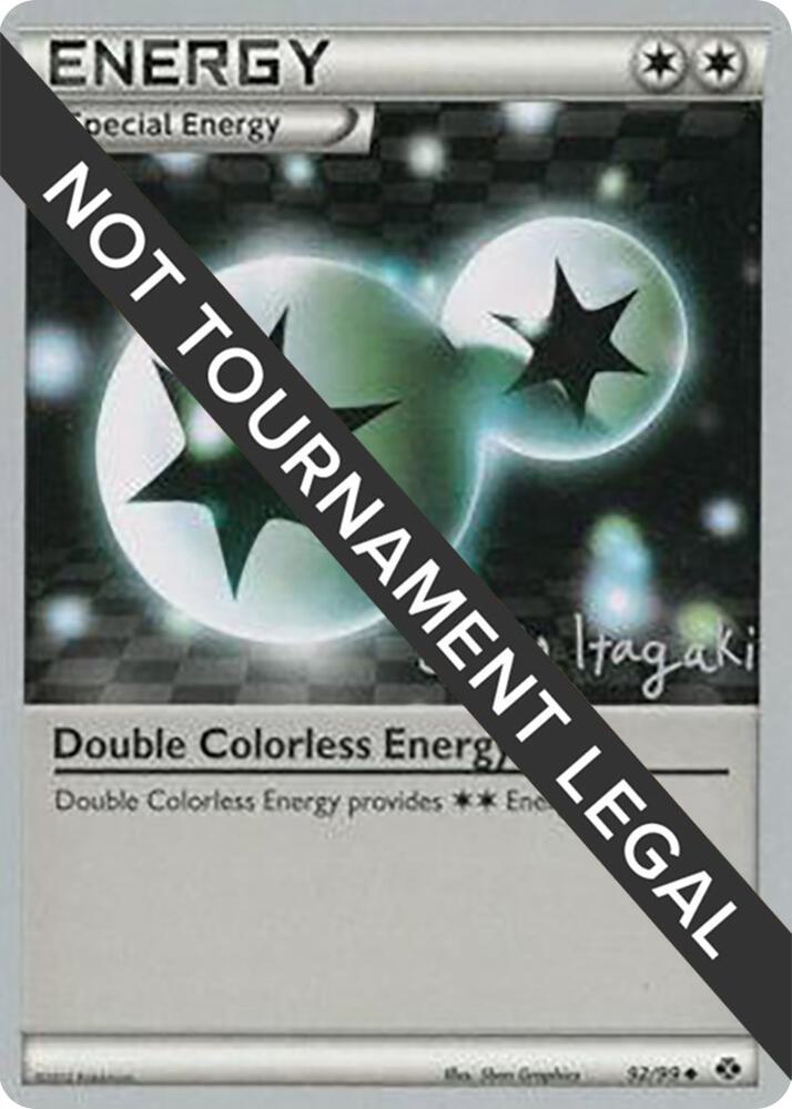 Double Colorless Energy - 2012 (Shuto Itagaki) 92/99 card from World Championship Decks