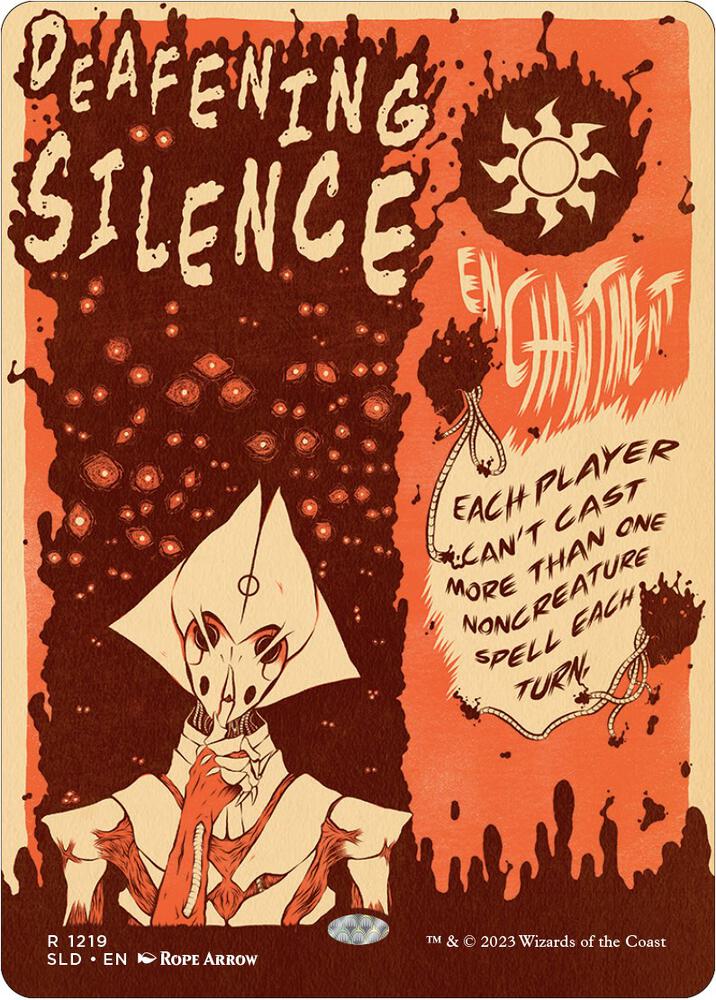 Deafening Silence 1219 card from Secret Lair Drop Series