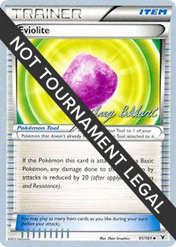 Eviolite - 2012 (Zachary Bokhari) 91/101 card from World Championship Decks