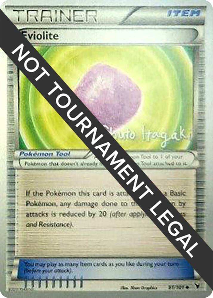 Eviolite - 2012 (Shuto Itagaki) 91/101 card from World Championship Decks