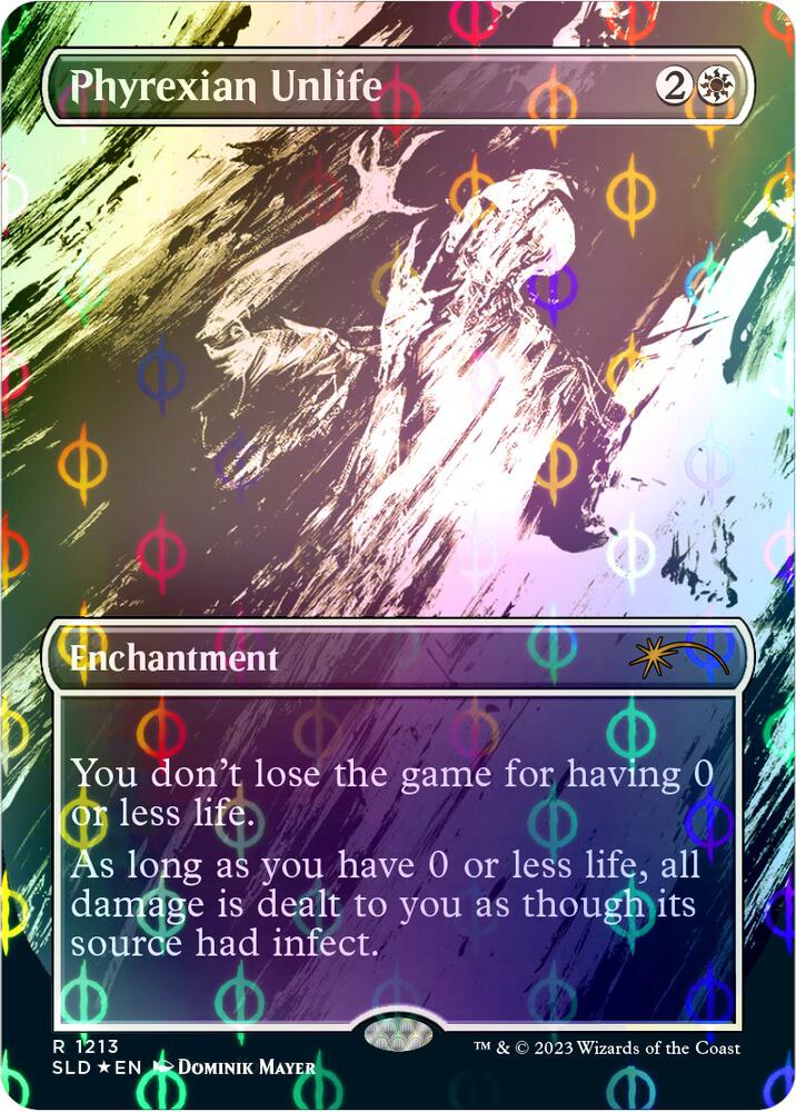 Phyrexian Unlife (Step-and-Compleat Foil) 1213 card from Secret Lair Drop Series