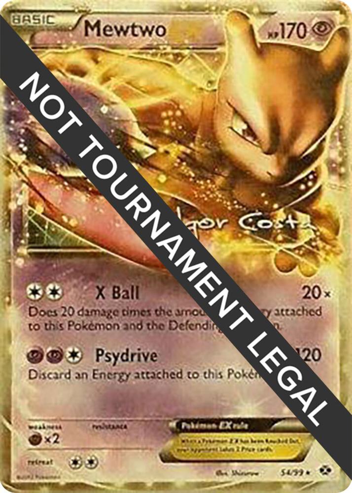 Mewtwo EX - 2012 (Igor Costa) 54/99 card from World Championship Decks