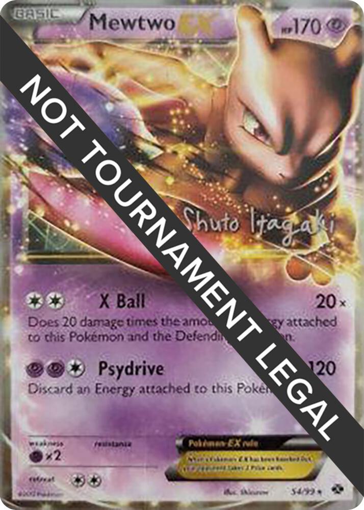 Mewtwo EX - 2012 (Shuto Itagaki) 54/99 card from World Championship Decks