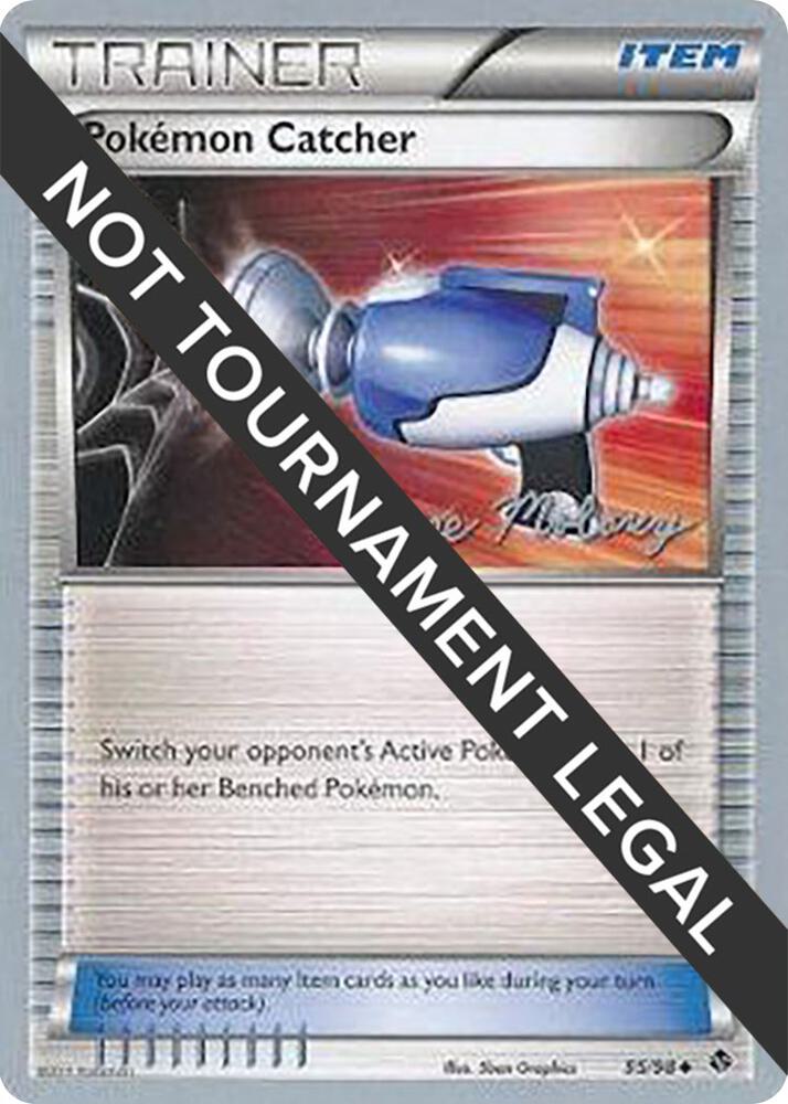 Pokemon Catcher - 2012 (Chase Moloney) 95/98 card from World Championship Decks