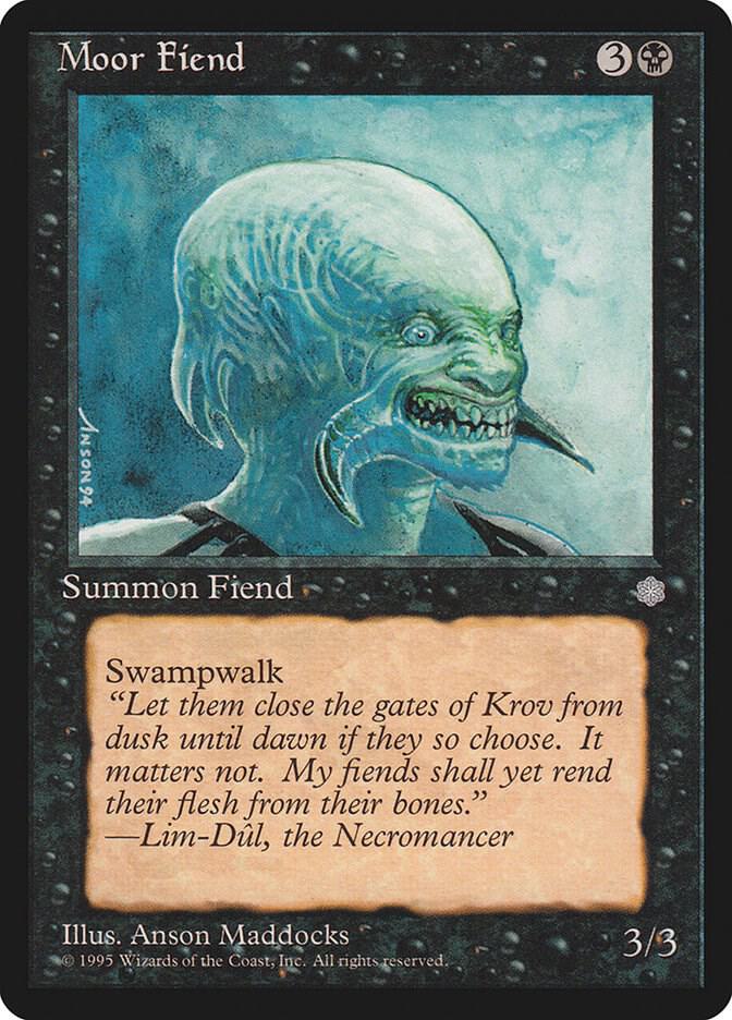 Moor Fiend card from Ice Age