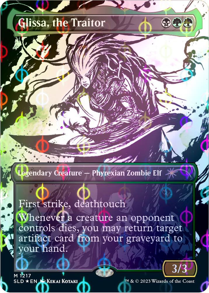 Glissa, the Traitor (Step-and-Compleat Foil) 1217 card from Secret Lair Drop Series