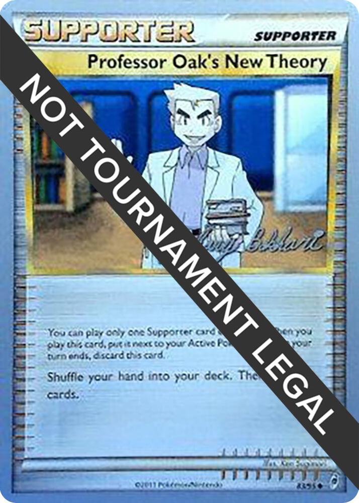 Professor Oak's New Theory - 2012 (Zachary Bokhari) 83/95 card from World Championship Decks