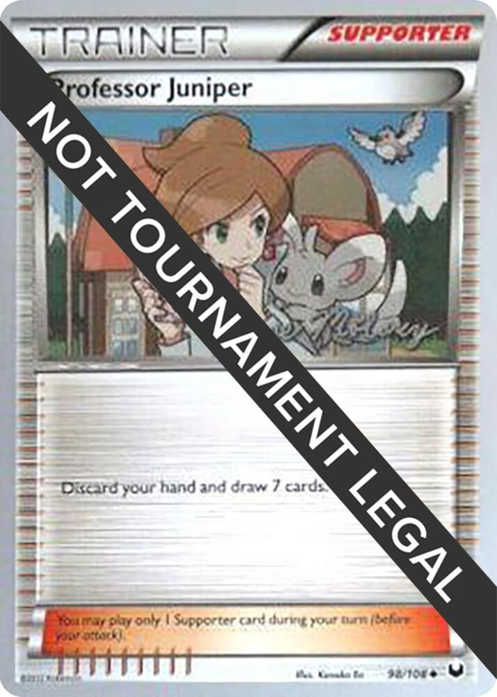 Professor Juniper - 2012 (Chase Moloney) 98/108 card from World Championship Decks