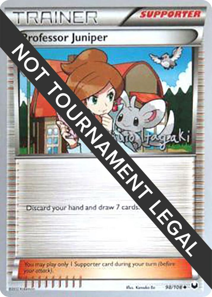 Professor Juniper - 2012 (Shuto Itagaki) 98/108 card from World Championship Decks