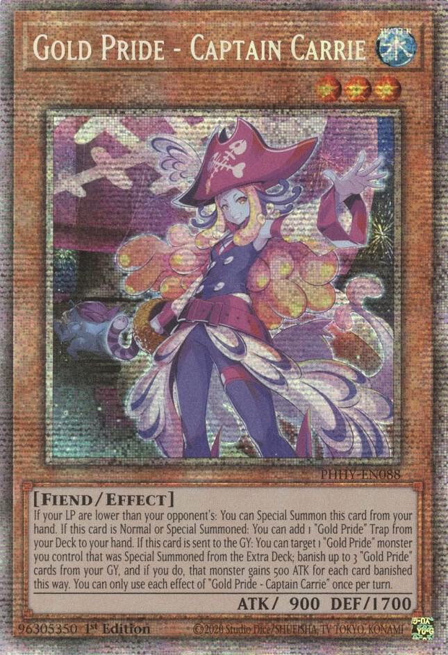 Gold Pride - Captain Carrie (Starlight Rare) PHHY-EN088 card from Photon Hypernova