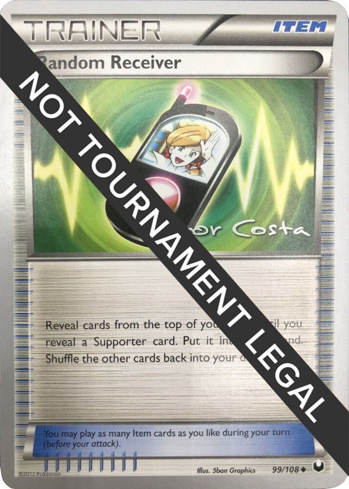 Random Receiver - 2012 (Igor Costa) 99/108 card from World Championship Decks