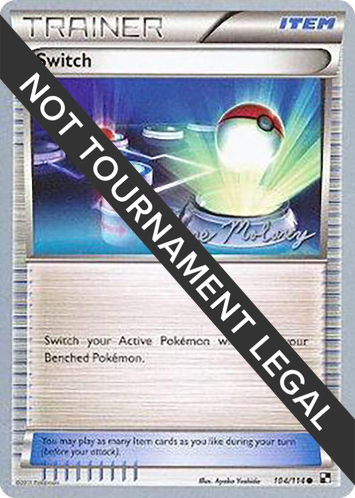 Switch - 2012 (Chase Moloney) 104/114 card from World Championship Decks