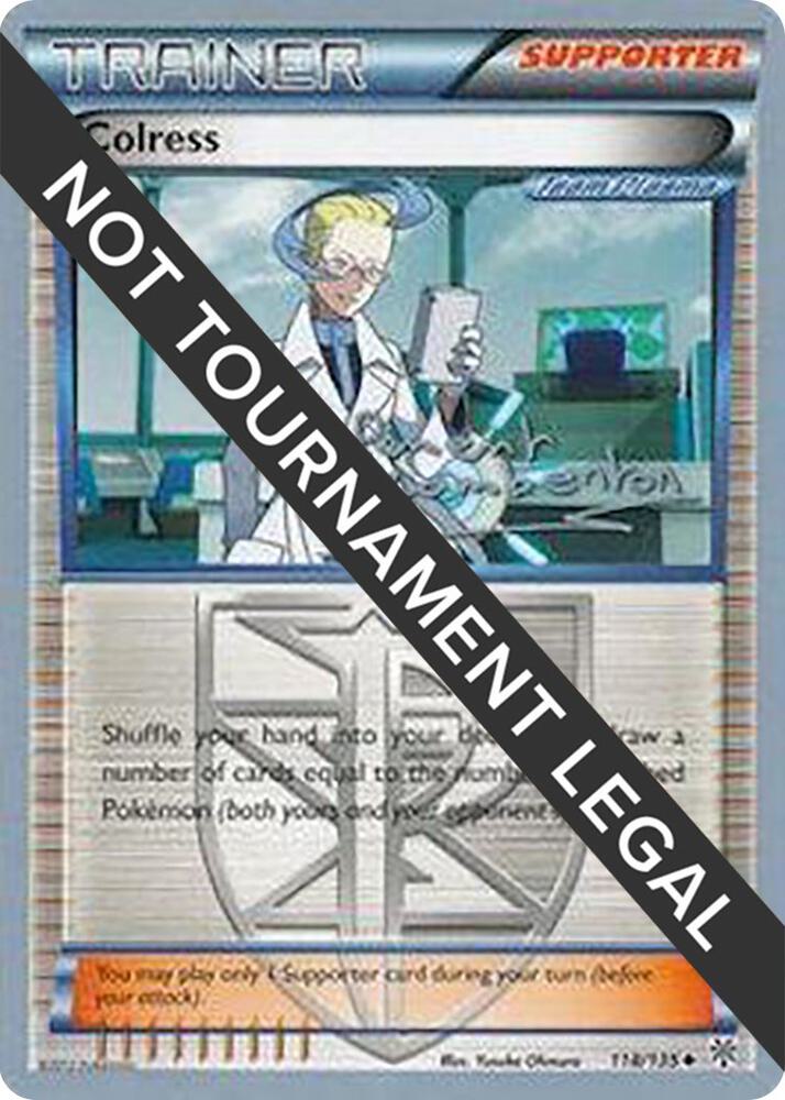 Colress - 2013 (Clement Lamberton) 118/135 card from World Championship Decks
