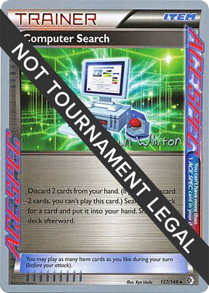 Computer Search - 2013 (Ian Whiton) 137/149 card from World Championship Decks