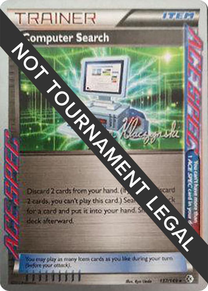 Computer Search - 2013 (Jason Klaczynski) 137/149 card from World Championship Decks