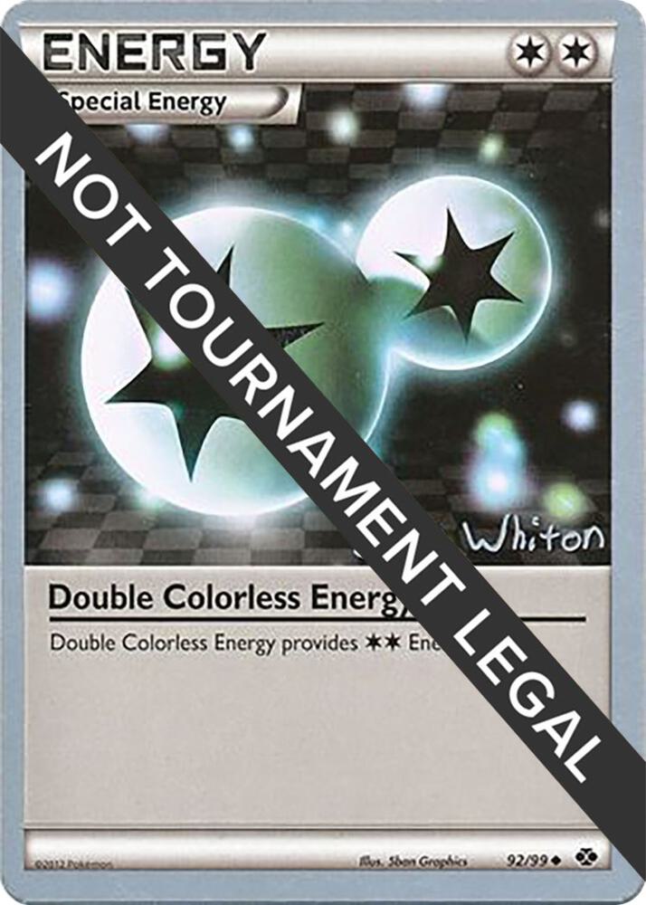 Double Colorless Energy - 2013 (Ian Whiton) 92/99 card from World Championship Decks