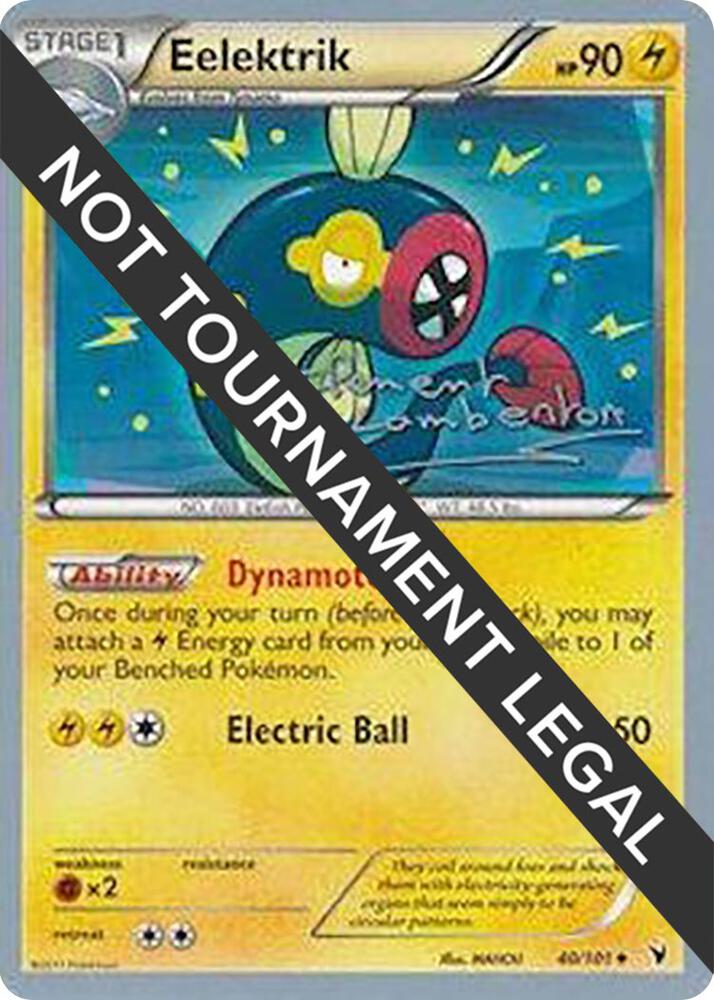 Eelektrik - 2013 (Clement Lamberton) 40/101 card from World Championship Decks
