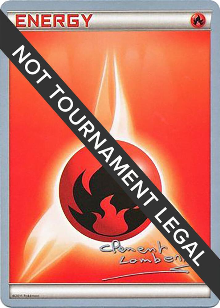 Fire Energy - 2013 (Clement Lamberton) card from World Championship Decks
