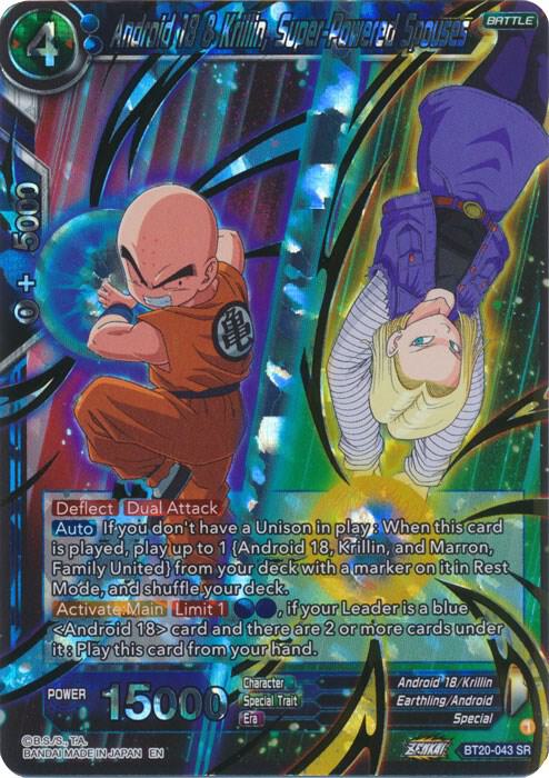 Android 18 & Krillin, Super-Powered Spouses BT20-043 card from Power Absorbed