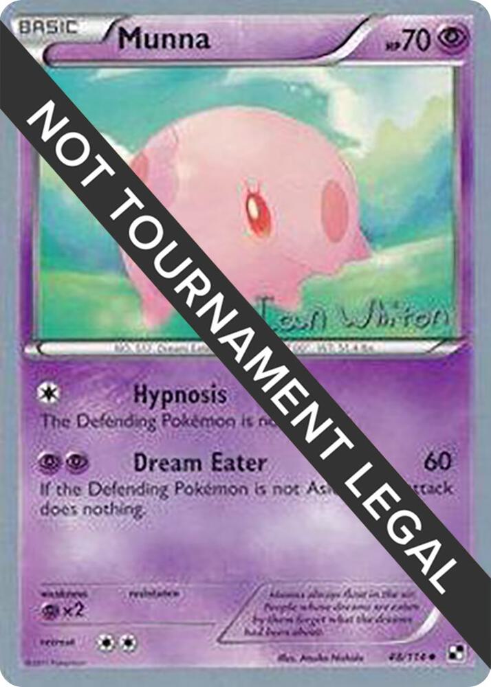 Munna - 2013 (Ian Whiton) 48/114 card from World Championship Decks