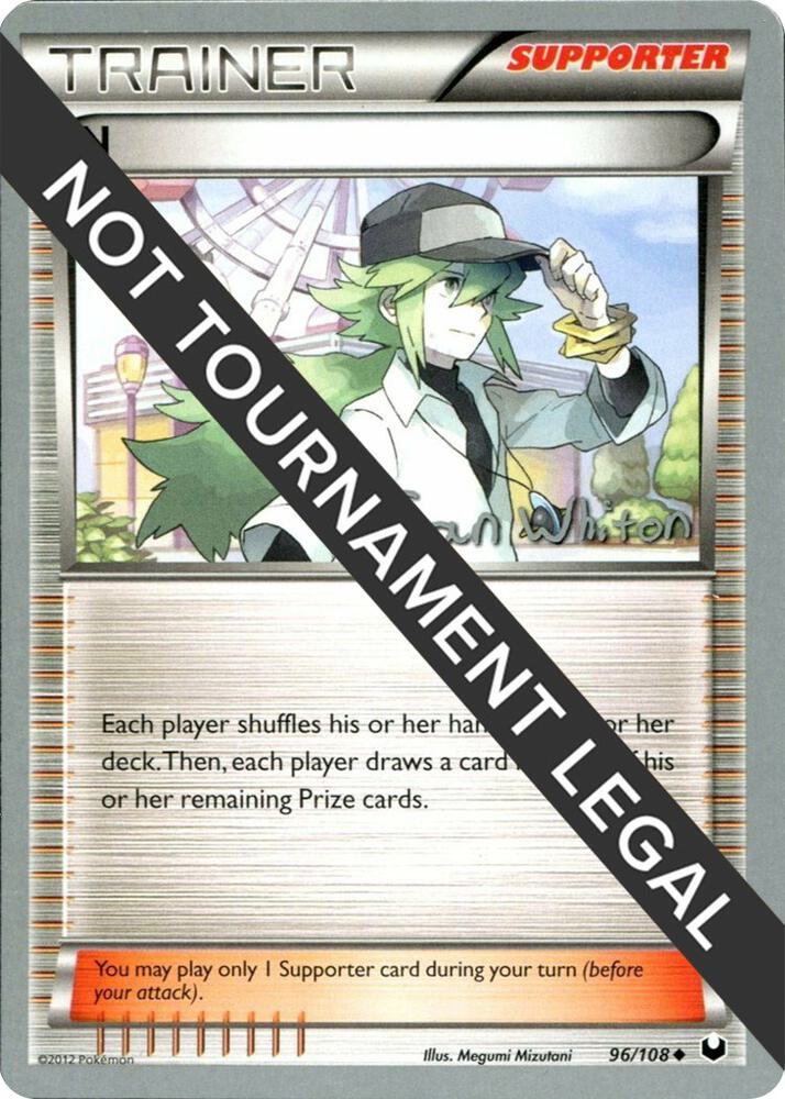 N - 2013 (Ian Whiton) 96/108 card from World Championship Decks