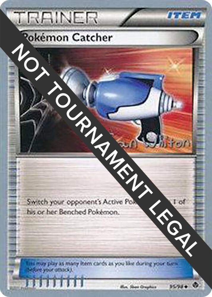 Pokemon Catcher - 2013 (Ian Whiton) 95/98 card from World Championship Decks