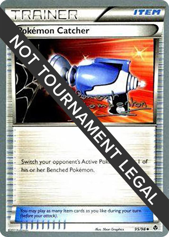 Pokemon Catcher - 2013 (Clement Lamberton) 95/98 card from World Championship Decks