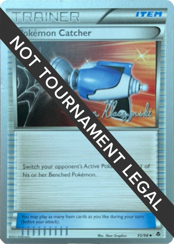 Pokemon Catcher - 2013 (Jason Klaczynski) 95/98 card from World Championship Decks