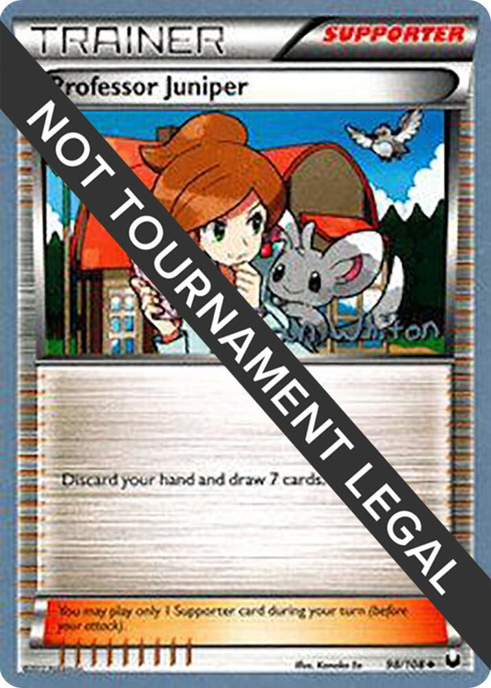 Professor Juniper - 2013 (Ian Whiton) 98/108 card from World Championship Decks