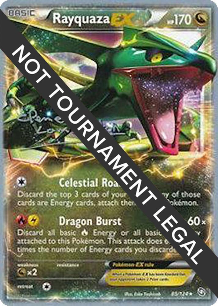 Rayquaza EX - 2013 (Clement Lamberton) 85/124 card from World Championship Decks