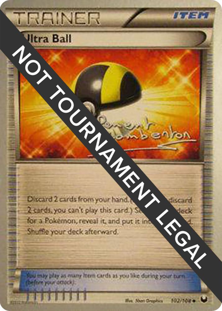 Ultra Ball - 2013 (Clement Lamberton) 102/108 card from World Championship Decks