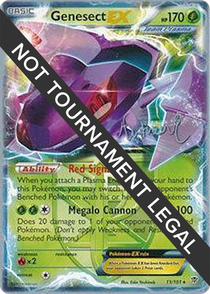Genesect EX - 2014 (Andrew Estrada) 11/101 card from World Championship Decks