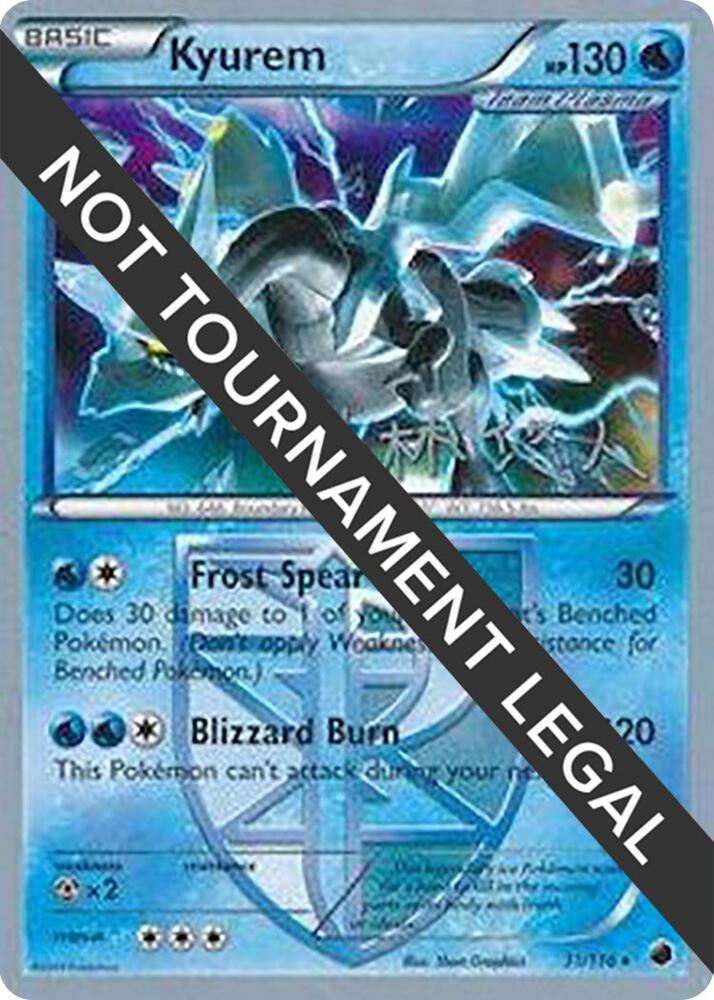 Kyurem - 2014 (Haruto Kobayashi) 31/116 card from World Championship Decks