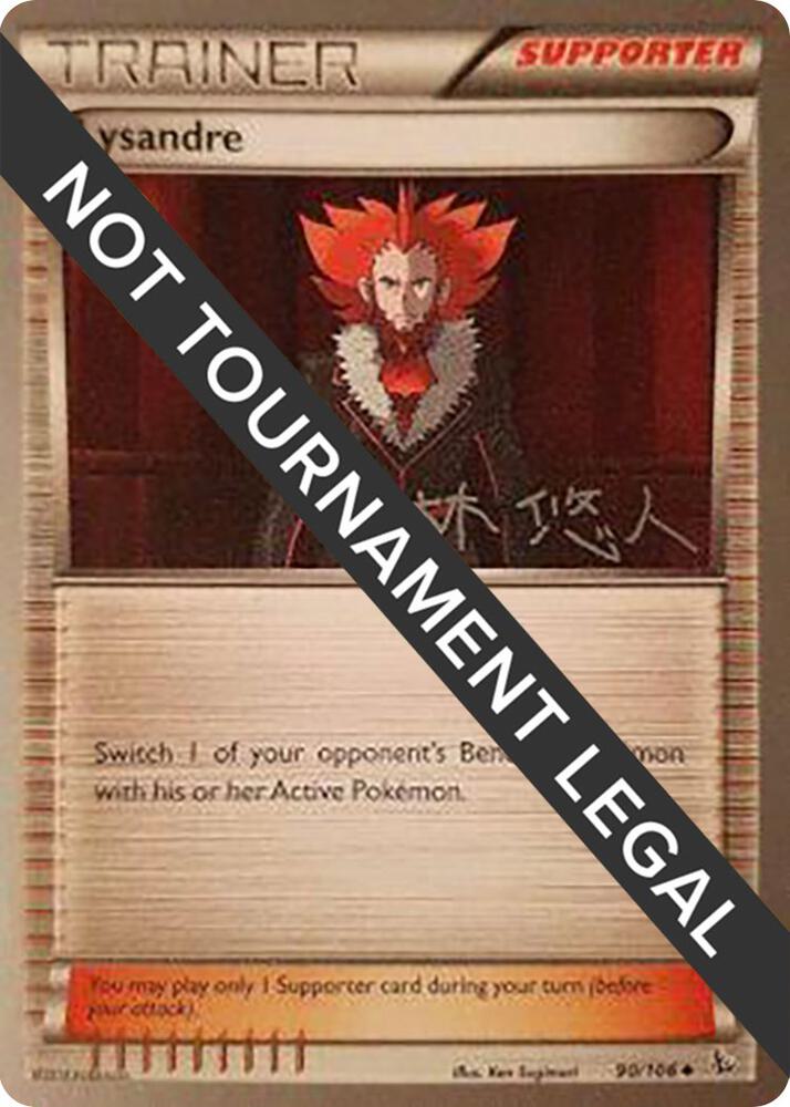 Lysandre - 2014 (Haruto Kobayashi) 90/106 card from World Championship Decks