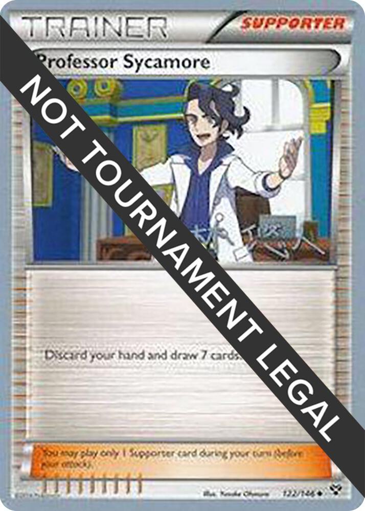Professor Sycamore - 2014 (Haruto Kobayashi) 122/146 card from World Championship Decks