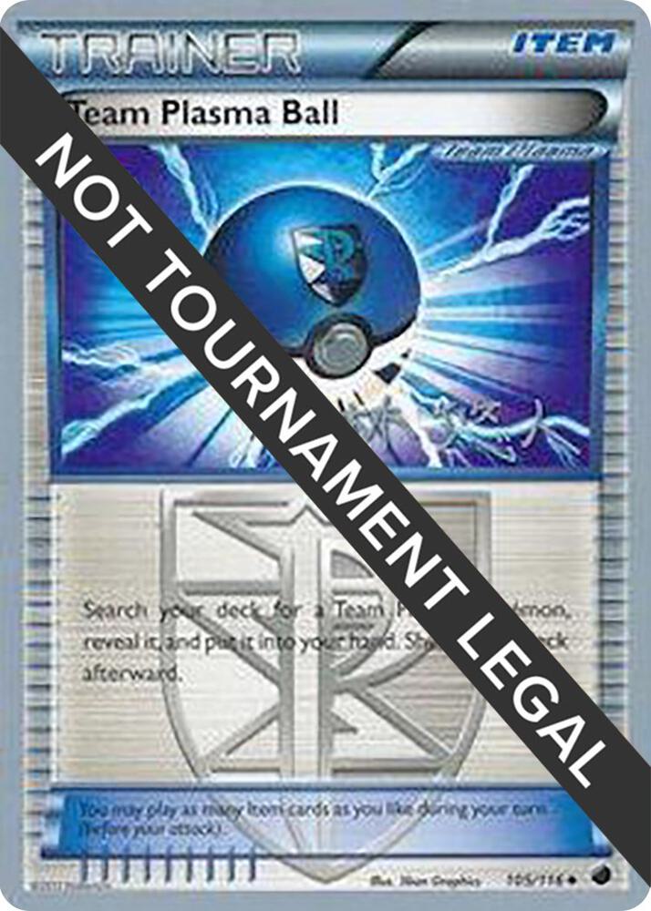 Team Plasma Ball - 2014 (Haruto Kobayashi) 105/116 card from World Championship Decks