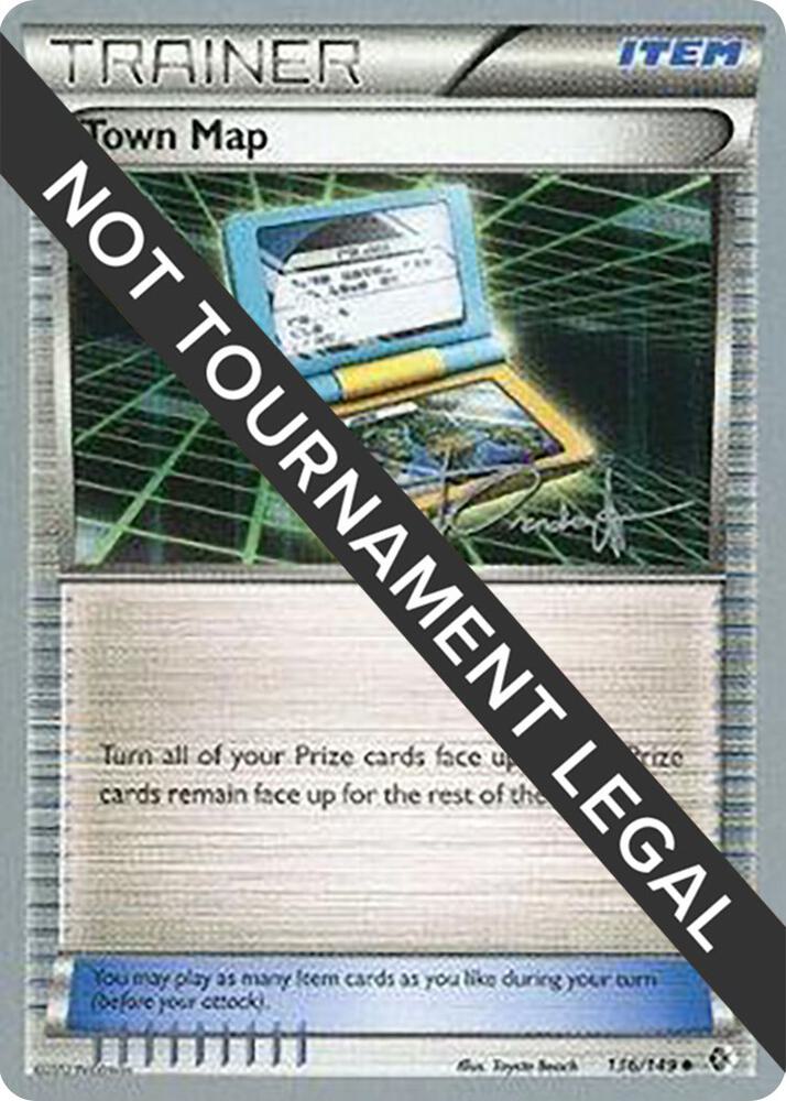 Town Map - 2014 (Trent Orndorff) 136/149 card from World Championship Decks