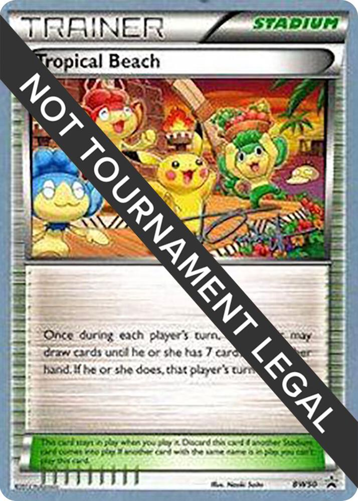 Tropical Beach - 2014 (Trent Orndorff) BW50 card from World Championship Decks