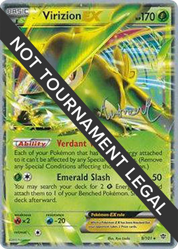 Virizion EX - 2014 (Andrew Estrada) 9/101 card from World Championship Decks