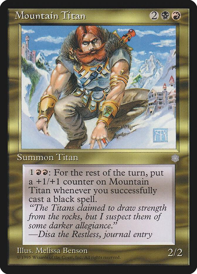 Mountain Titan card from Ice Age