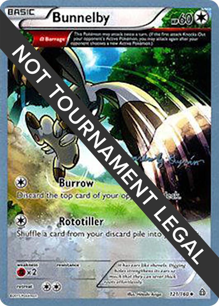 Bunnelby - 2015 (Alejandro Ng-Guzman) 121/160 card from World Championship Decks