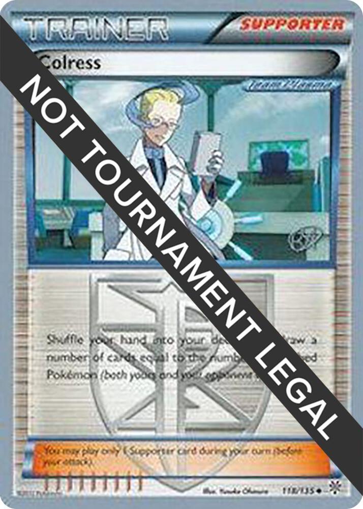 Colress - 2015 (Rowan Stavenow) 118/135 card from World Championship Decks