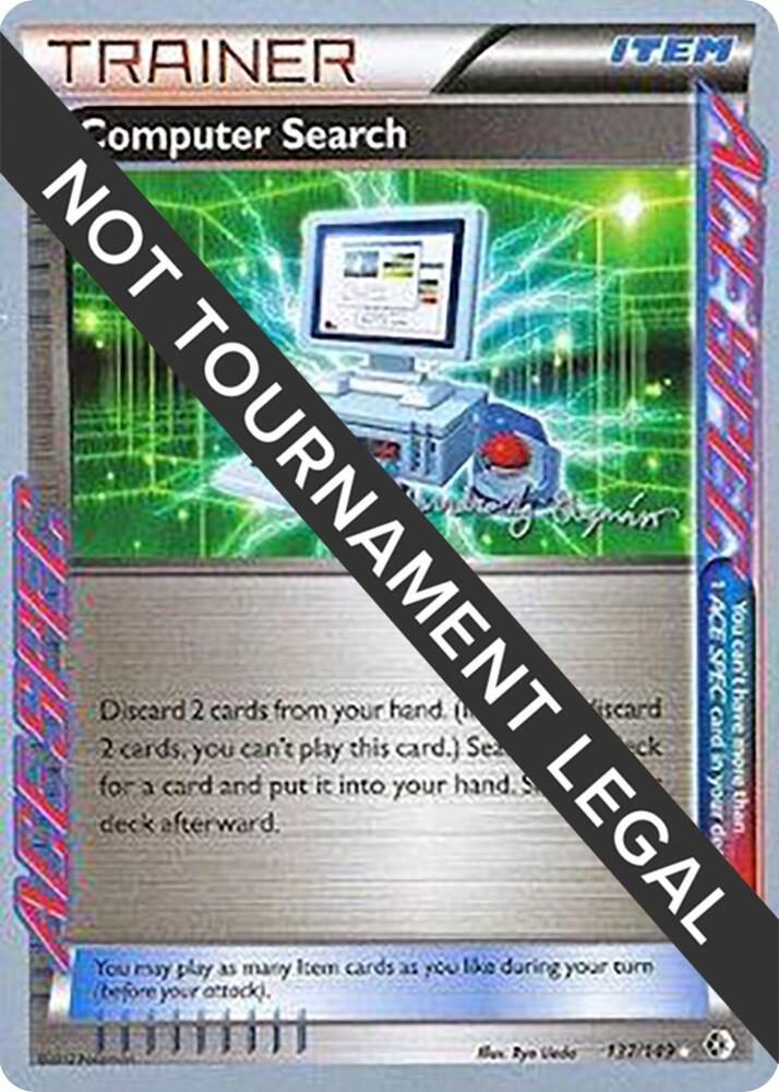 Computer Search - 2015 (Alejandro Ng-Guzman) 137/149 card from World Championship Decks