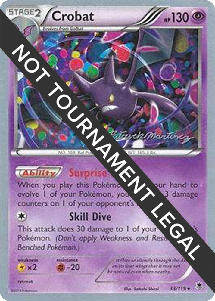 Crobat - 2015 (Patrick Martinez) 33/119 card from World Championship Decks