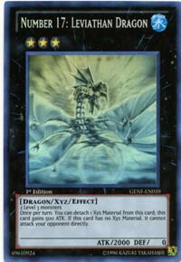 Number 17: Leviathan Dragon (Ghost Rare) GENF-EN039 card from Generation Force