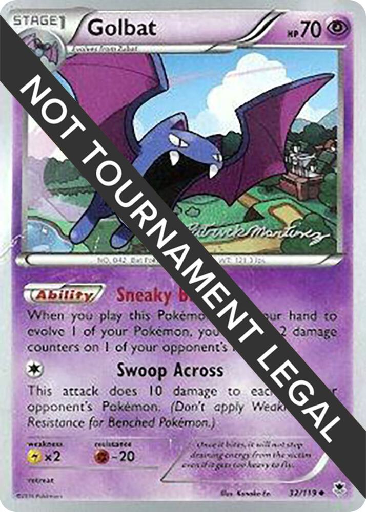 Golbat - 2015 (Patrick Martinez) 32/119 card from World Championship Decks