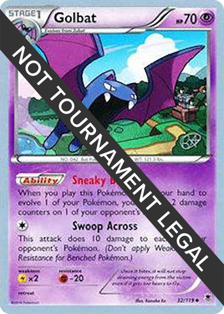 Golbat - 2015 (Rowan Stavenow) 32/119 card from World Championship Decks