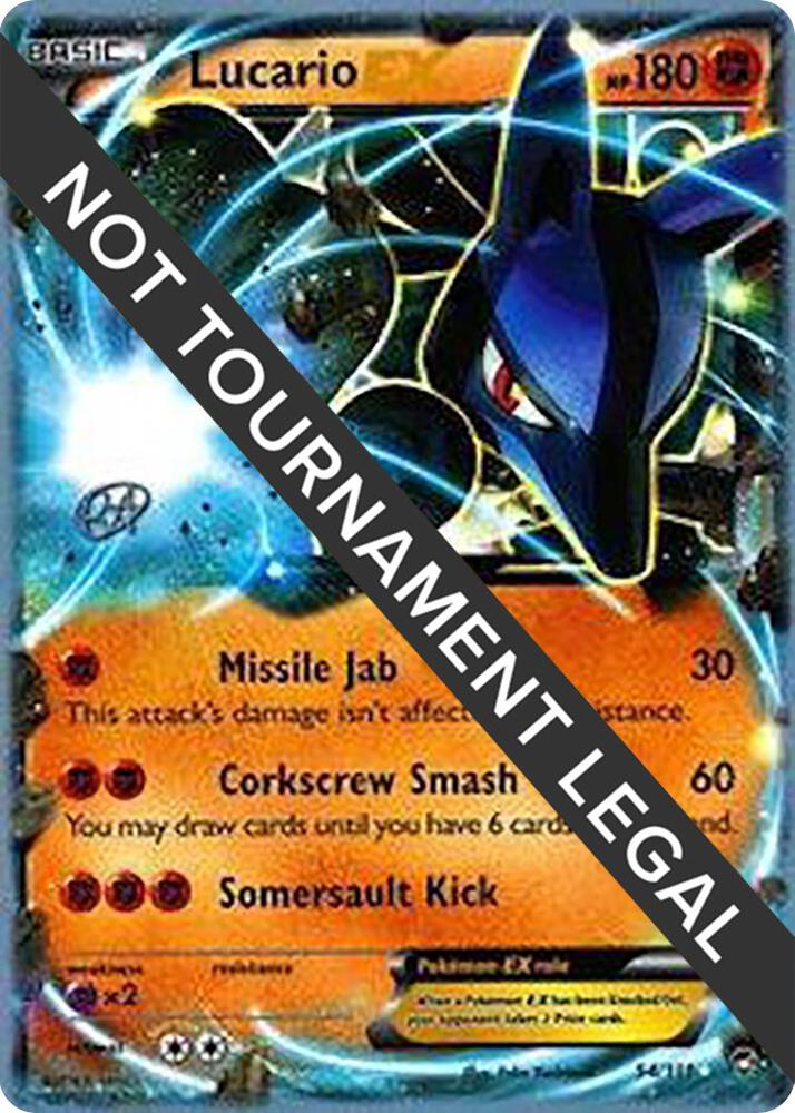 Lucario EX - 2015 (Rowan Stavenow) 54/111 card from World Championship Decks