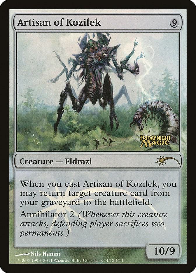Artisan of Kozilek 4 card from FNM Promos