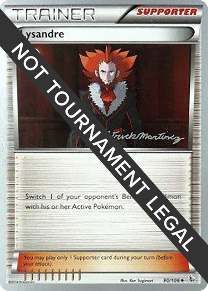 Lysandre - 2015 (Patrick Martinez) 90/106 card from World Championship Decks